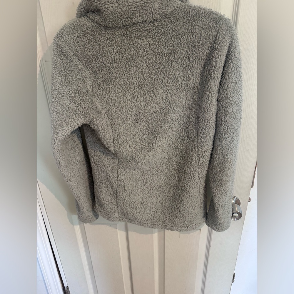 Patagonia Jacket Womens XS Gray Los Gatos Fuzzy 1/4 Quarter Zip Pullover - Picture 7 of 14